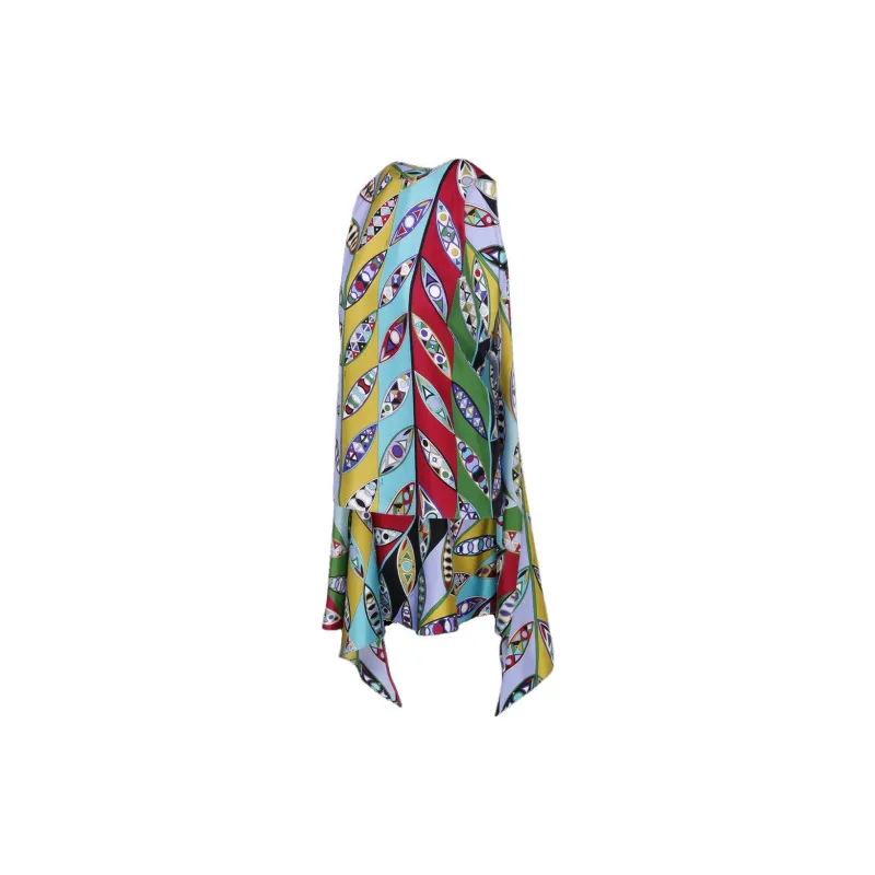 Pucci Graphic print Sleeveless Blouse-2