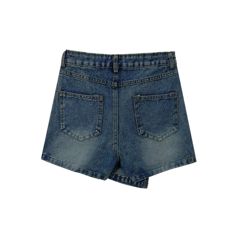 CZMO Denim Shorts Women's Dark Blue-1