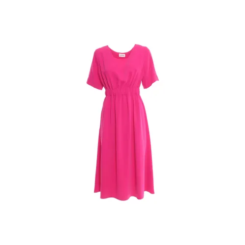 PAROSH Short-Sleeved Dresses Women's Deep Pink