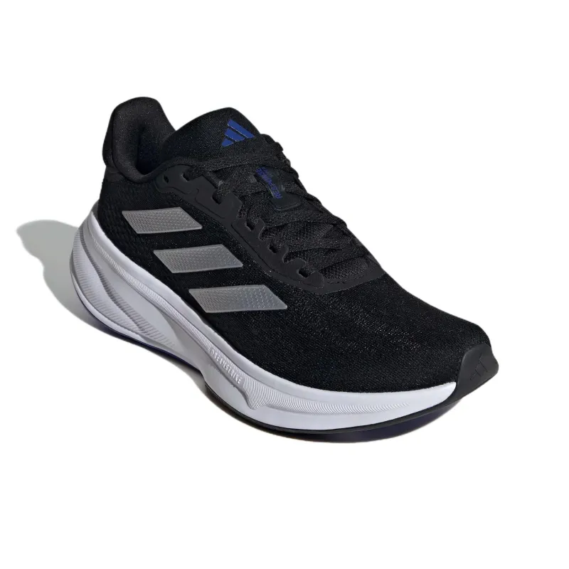 Adidas Response Super Anti Slip Wear Resistant Low Top Running Shoes Women's Black Silver-2