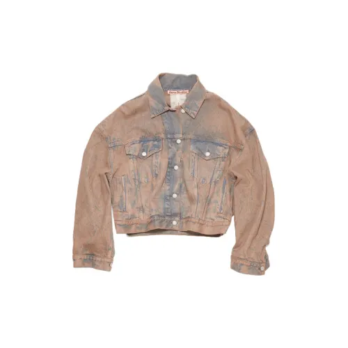 Acne Studios Denim Jackets Women's Light Pink