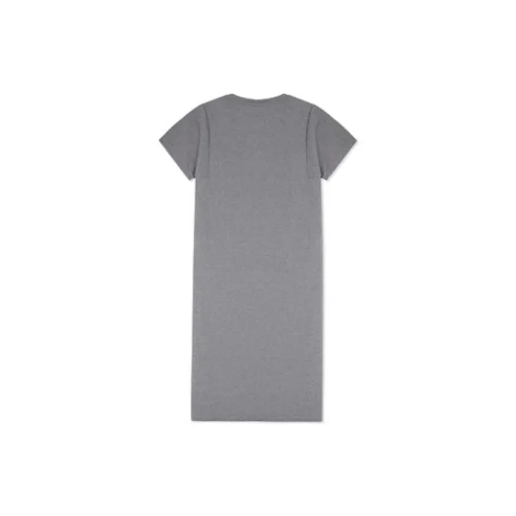 GUESS Short Sleeved Dress Women's Heather Gray-1