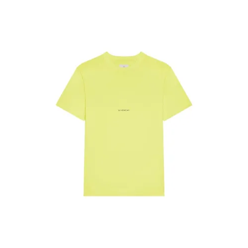 Givenchy T-Shirts Men Acidic Yellow