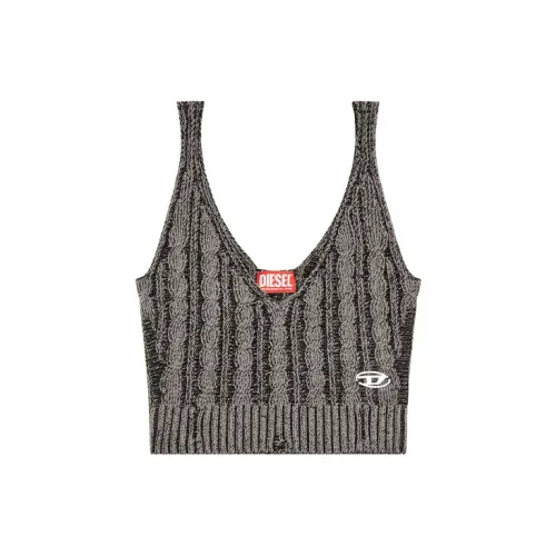 DIESEL Tank Tops Women's Gray