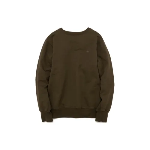 THE NORTH FACE PURPLE LABEL Sweatshirts Unisex Khaki Brown