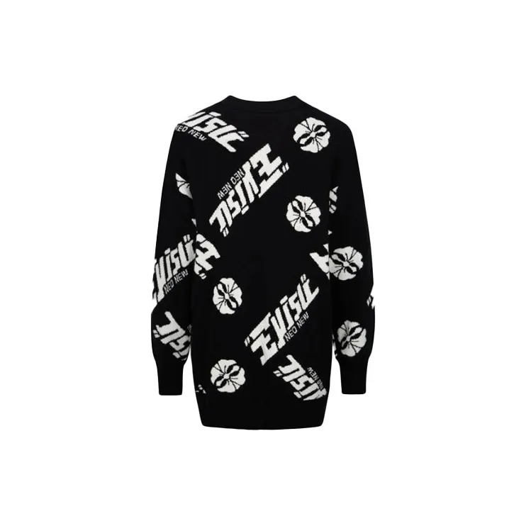 EVISU FW21 Loose Fit Sweater Women's Black-1