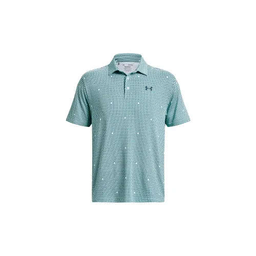 Under Armour Playoff 2.0 Polo Shirts Men Teal