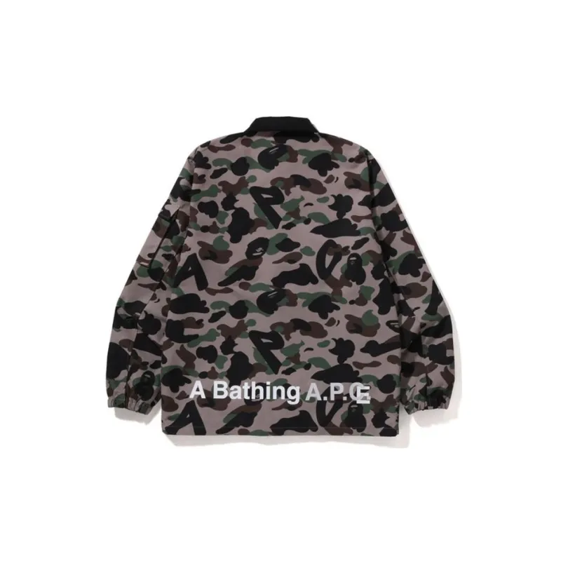 A.p.c X A BATHING APE Bape Jackets Unisex Beige Yellow-1