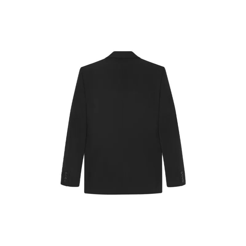 SAINT LAURENT Grain De Poudre Tuxedo Blazer-1