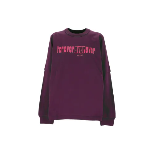 Sacai Sweatshirts Women's Purple