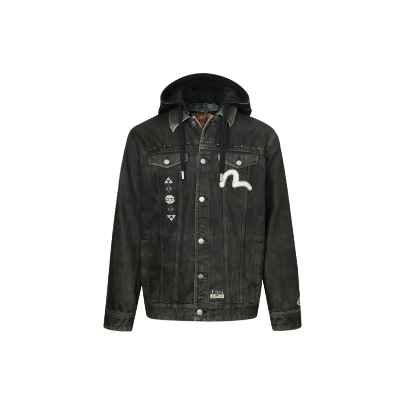 EVISU Patchwork Denim Jacket-1