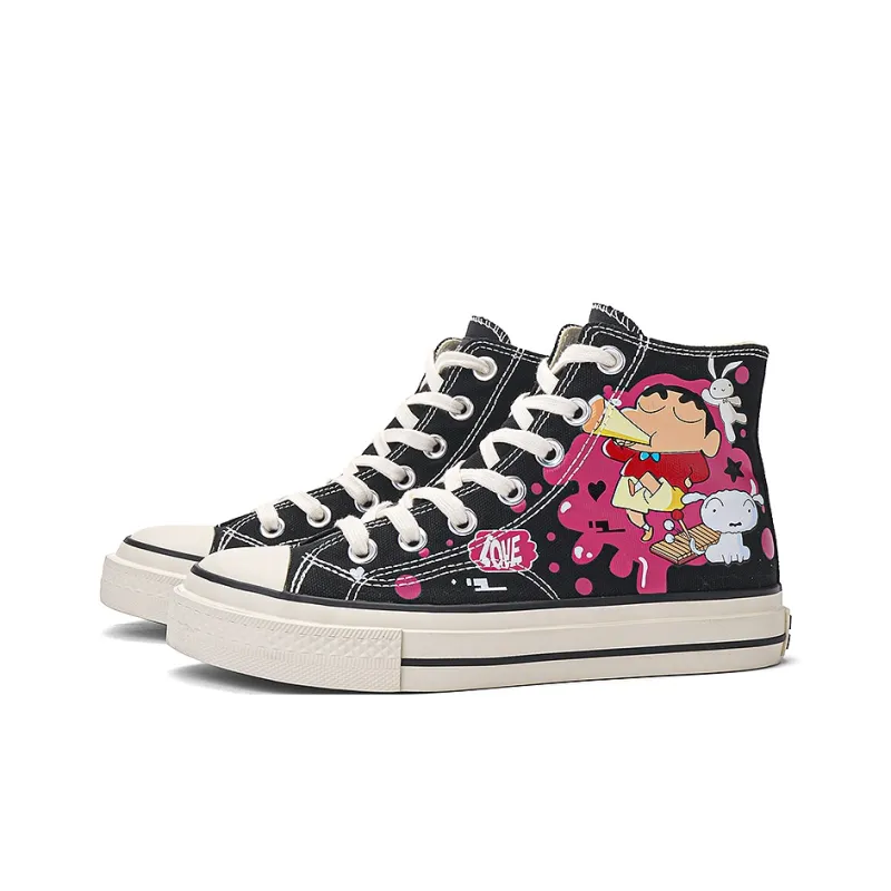 Crayon Shinchan High Top Canvas Shoes Unisex-8
