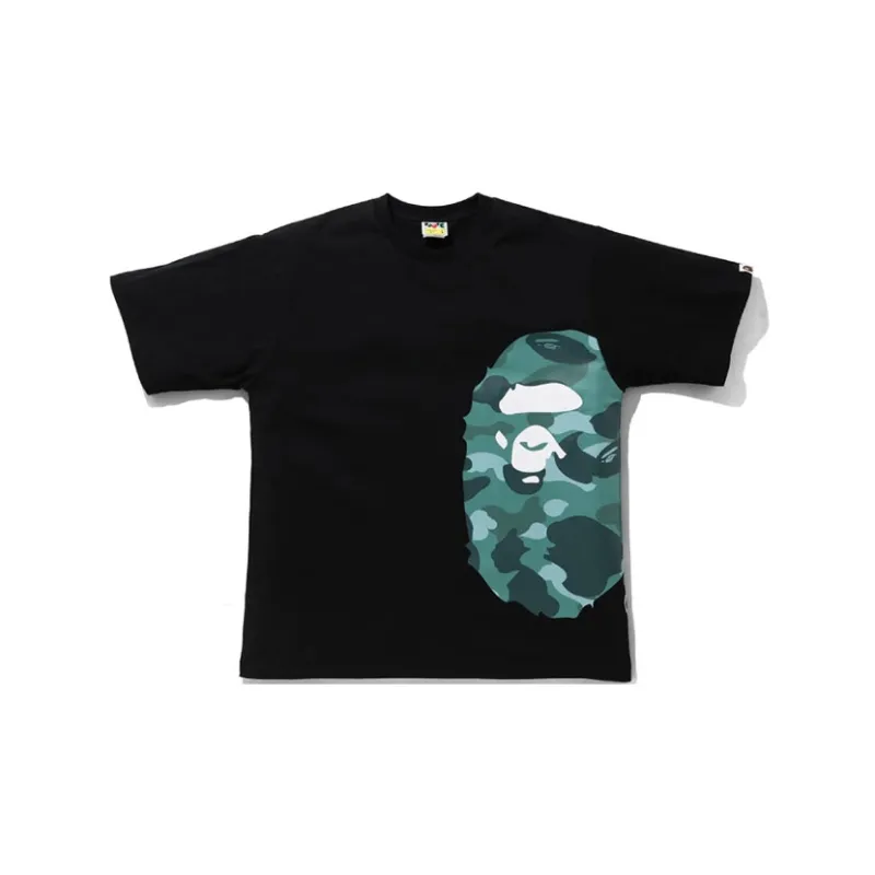 A BATHING APE Color Camo Side Big Ape Head Relaxed Tee-8