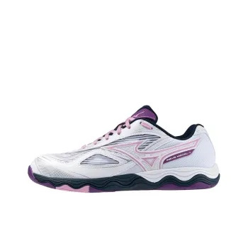 Mizuno Anti Slip Wear Resistant Low Top Training Shoes Women's White