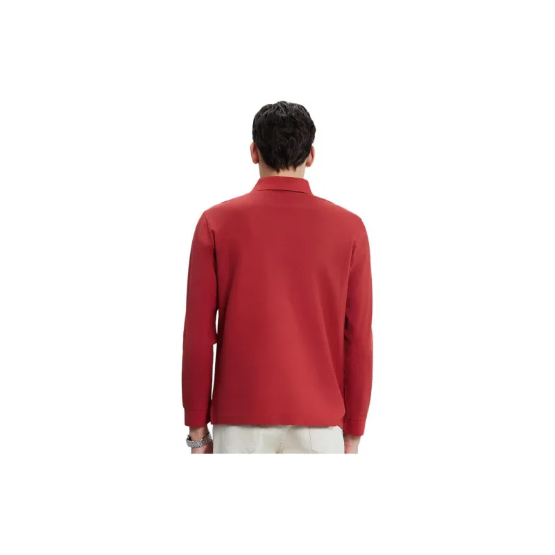 Red bean Polo Shirts Men-5
