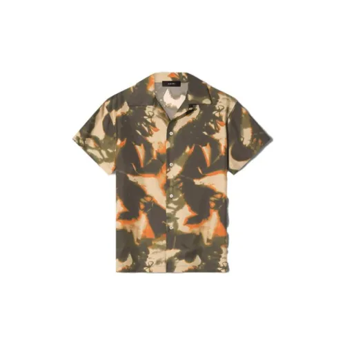 AMIRI Menswear Collection Shirts Men Orange/White