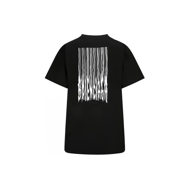 Balenciaga T Shirt Loose Fit Style Women's Black-1