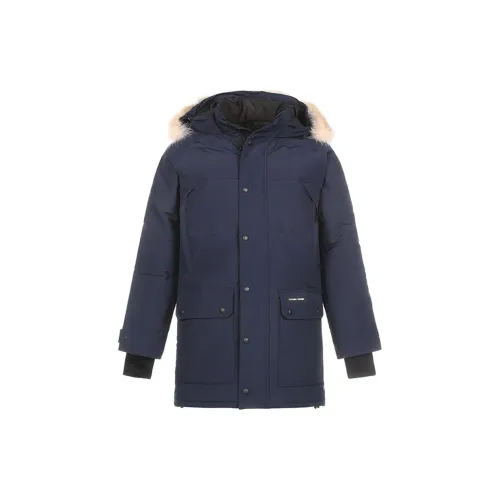 Canada Goose Emory Series Down Jackets Men Elegant Ocean Blue