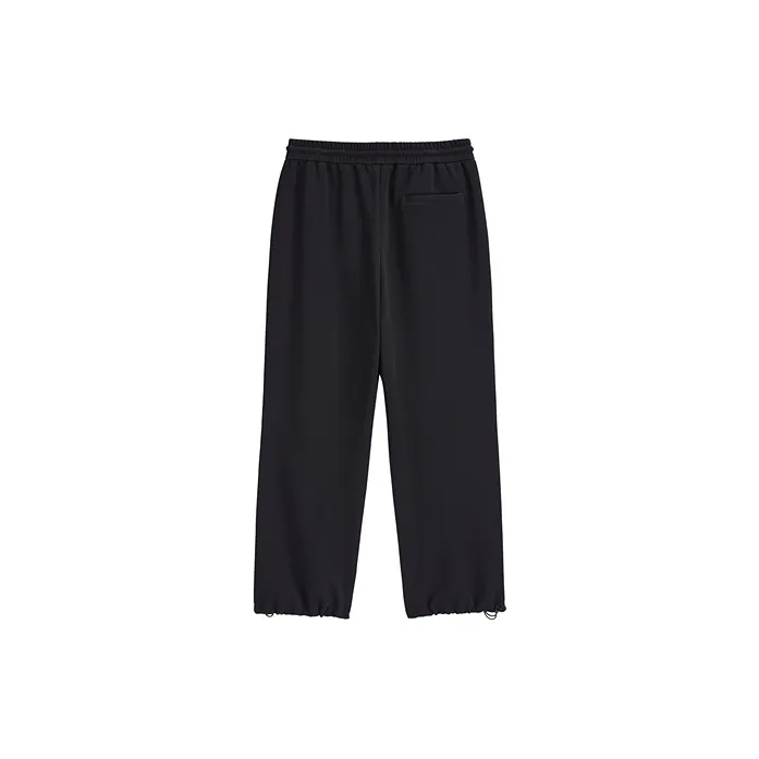 PEACEBIRD MEN Casual Pants Men Black Loose Fit-1