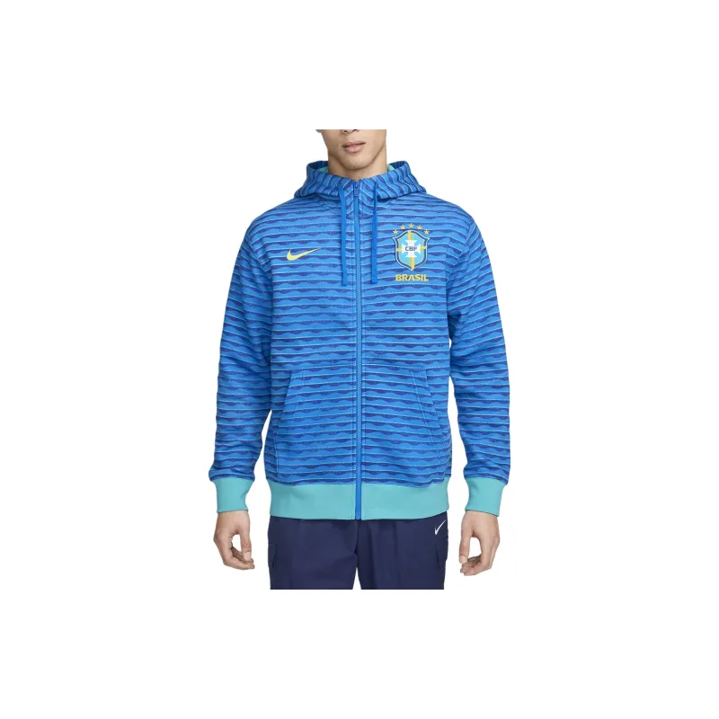 Nike Brazil Club Fleece Men's Nike Soccer Full Zip Hoodie-2