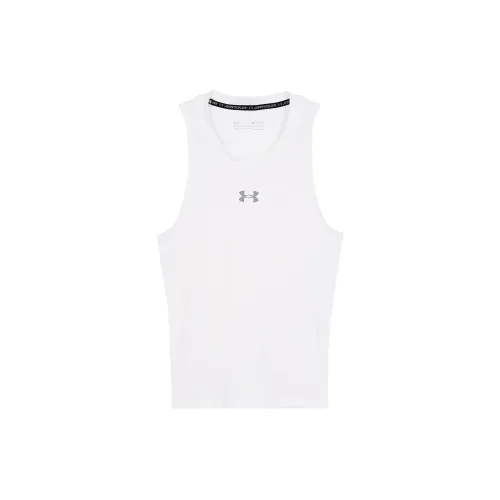 Under Armour HeatGear Tank Tops Men White