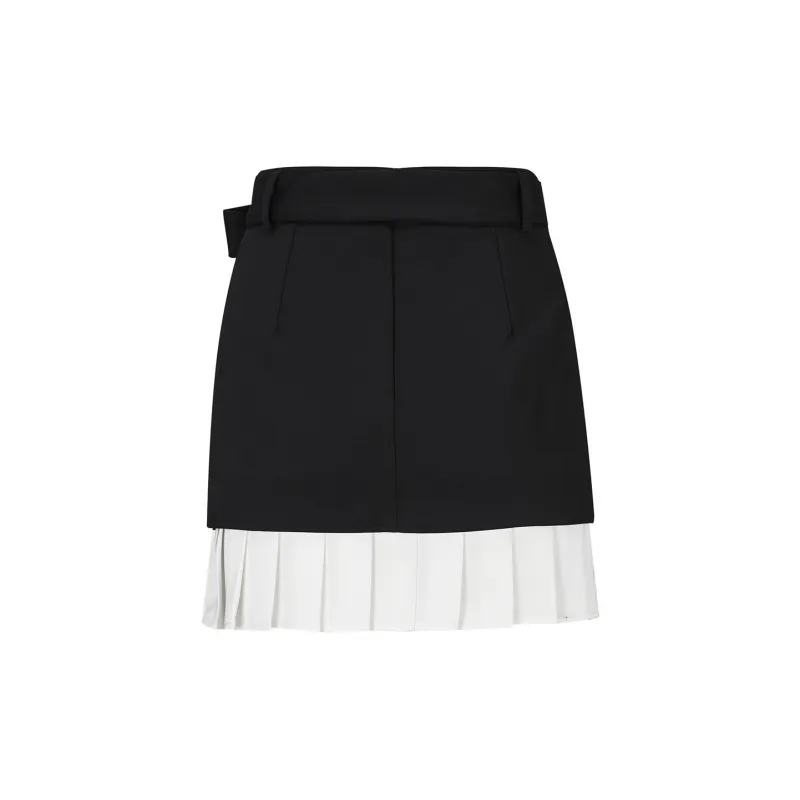 AZEPAM Casual Short Skirts Women's Black-1