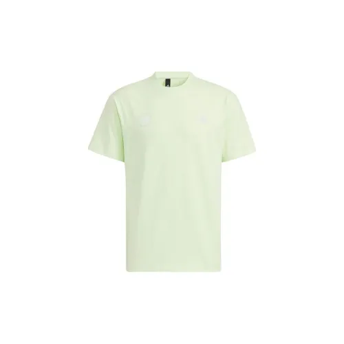 Adidas T-Shirts Men Yellow Green