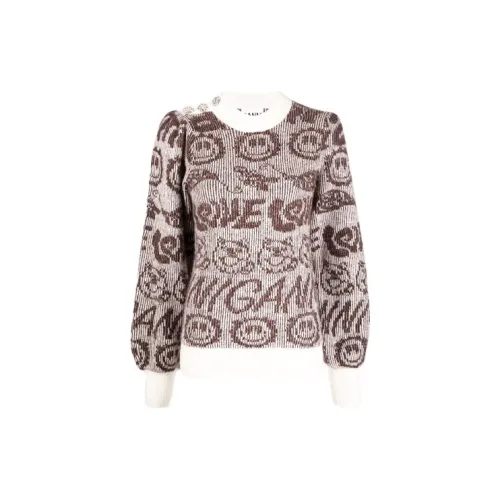 GANNI Knitwear Women's Brown