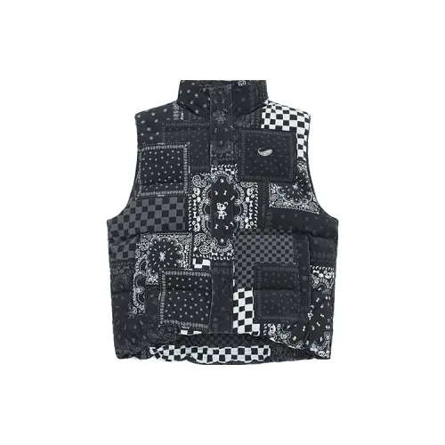 PEACEBIRD MEN Vests Unisex Black