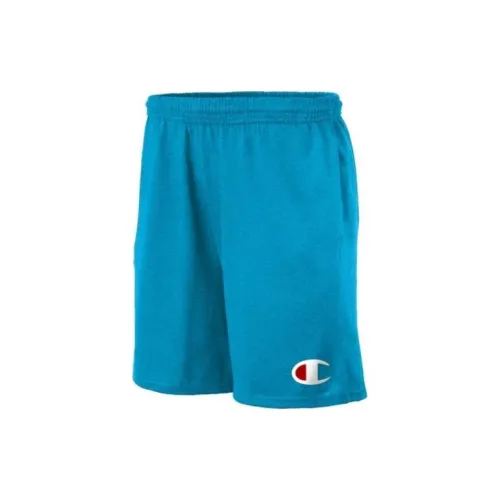 Champion Casual Shorts Men Deep Aqua Blue