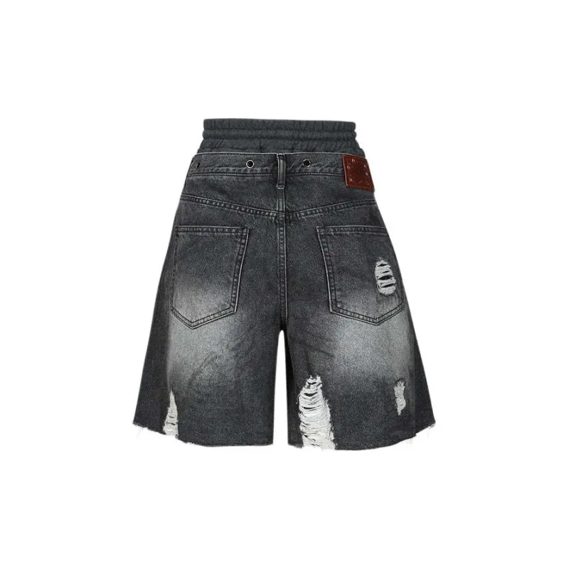 ANDERSSON BELL SS24 Denim Shorts Women's Washed Black-1