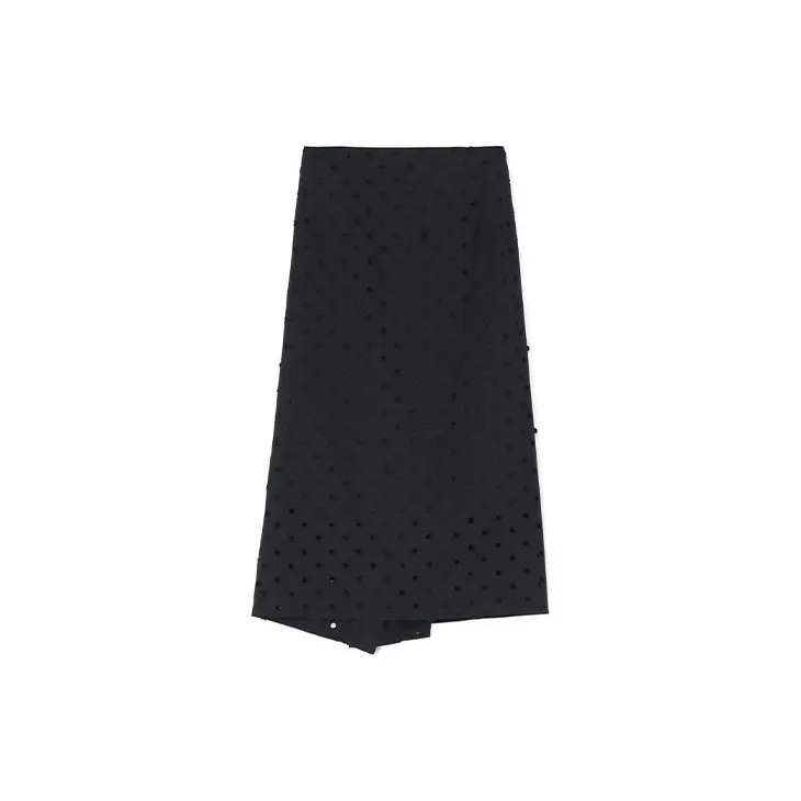 Yohji Yamamoto Casual Long Skirts Women's Black-1
