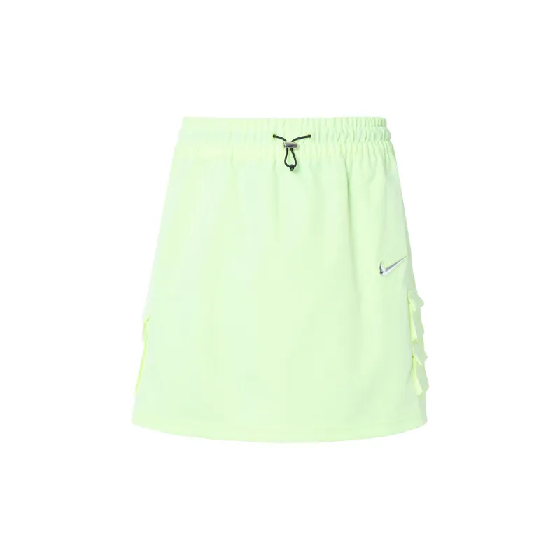 Nike Casual Short Skirts Women's Slight Yellow Green-1