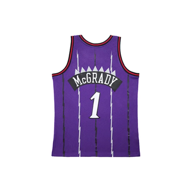 Mitchell & Ness Toronto Raptors Road 1998 99 Tracy Mcgrady Swingman Jersey-1