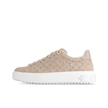 LOUIS VUITTON Time Out Sneakers 'Beige Minimonogram' Women's