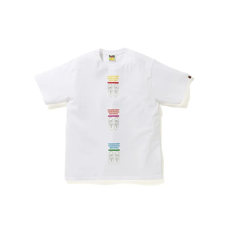Bape Social Distance Sta Tee-0