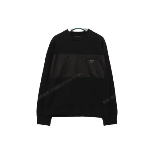 PRADA Sweatshirt Men Black