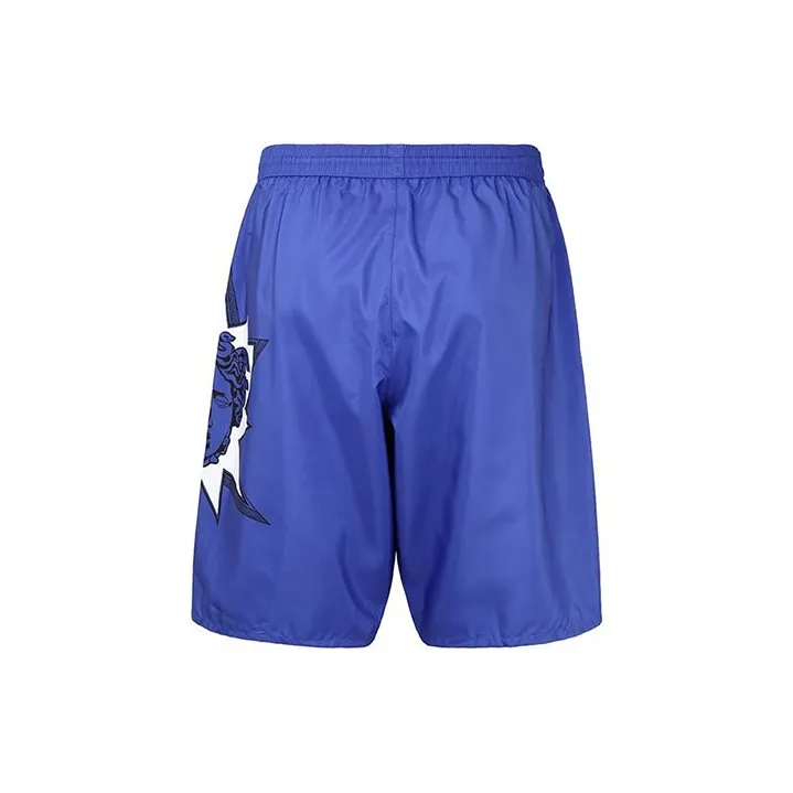 VERSACE Casual Shorts Men Royal Blue-1