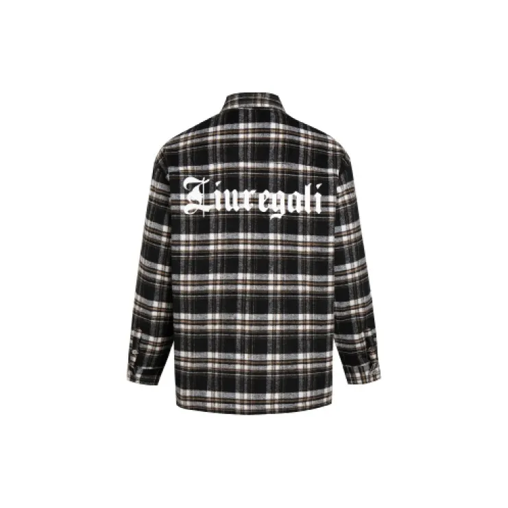 LIUREGALI Shirts Unisex Black-1