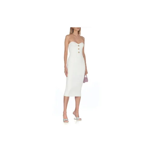 Self-portrait Sleeveless Dresses Women's White