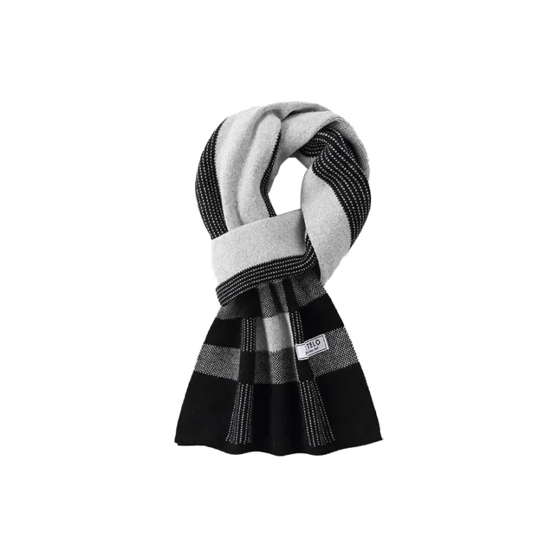 CARTELO Wool Knit Scarves Unisex-4