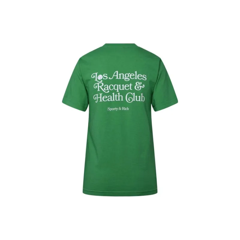 SPORTY & RICH The Wall Street Collection Crewneck T Shirt-1