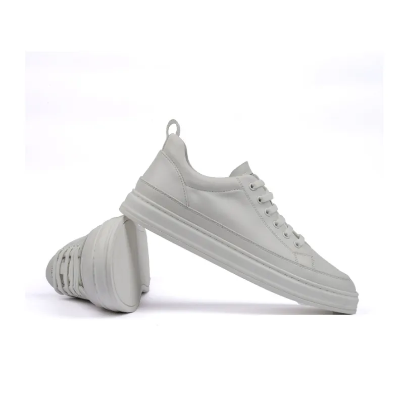 Tide Attack Low Top Skateboard Shoes Men's White-4
