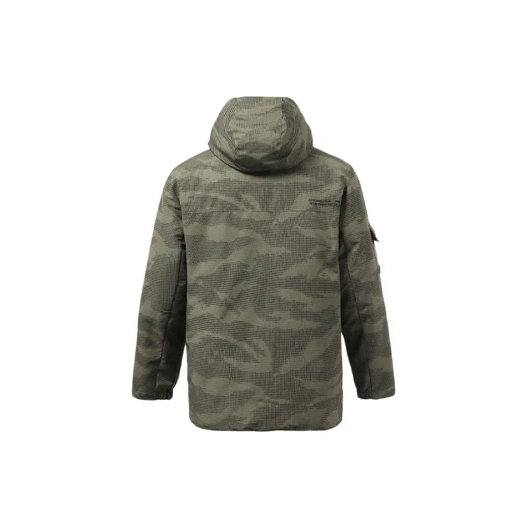 LiNing Down Jacket Men's Blue Grass Green-1