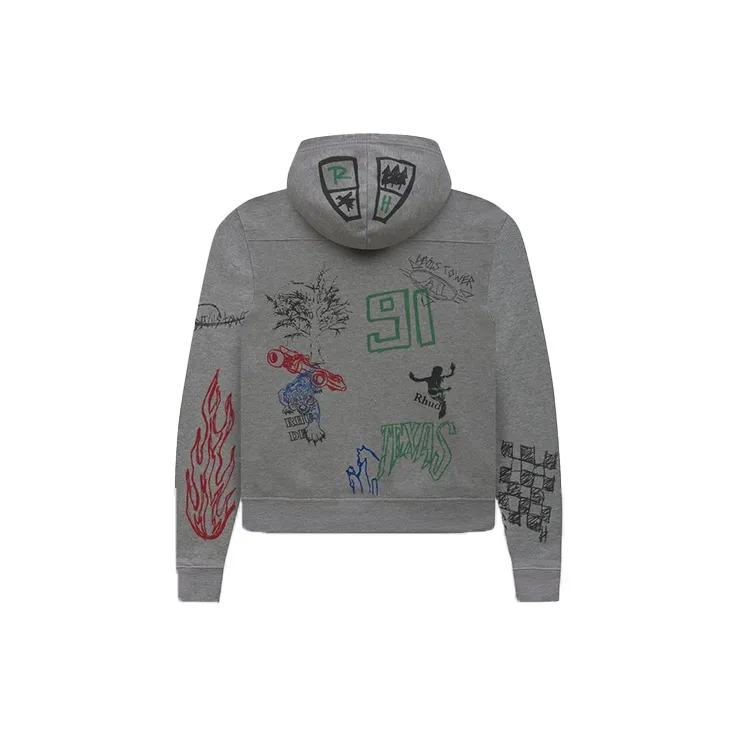 RHUDE Doodle Hoodie-1