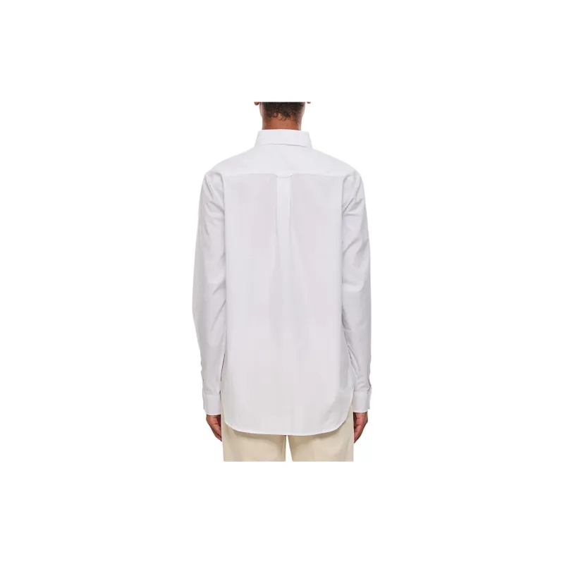 Maison Kitsuné Fox Head Patch Long Sleeved Shirt-1