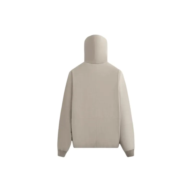 KITH Puffed Suede Jaysen Zip Hoodie-1