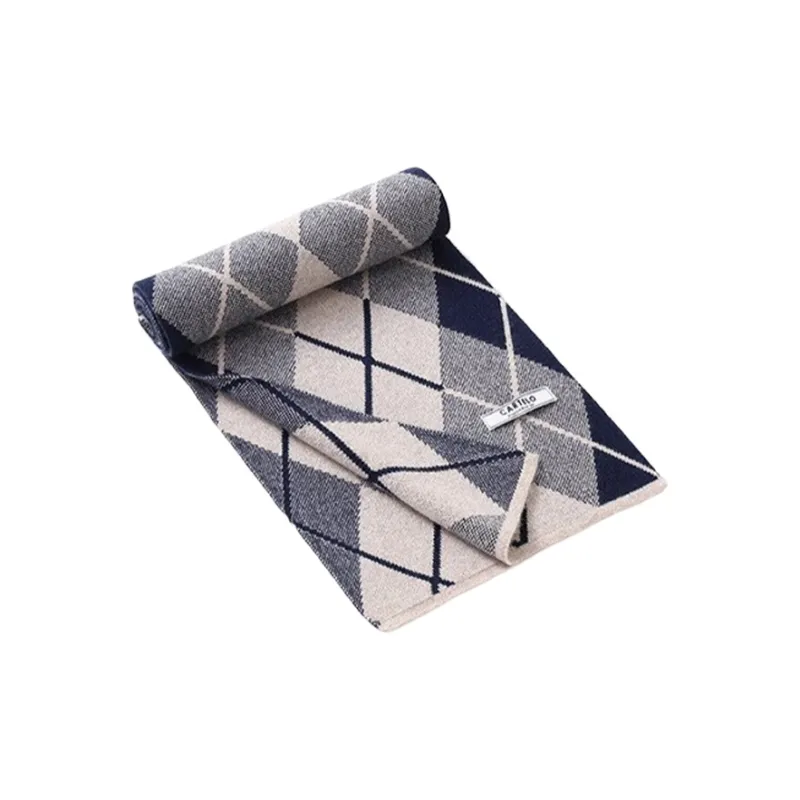 CARTELO Cashmere Knit Scarves Unisex-3