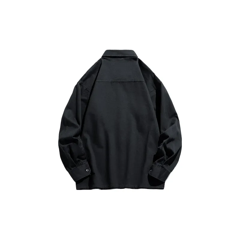 Jeep Polo Collar Long Sleeved Shirt Unisex-1
