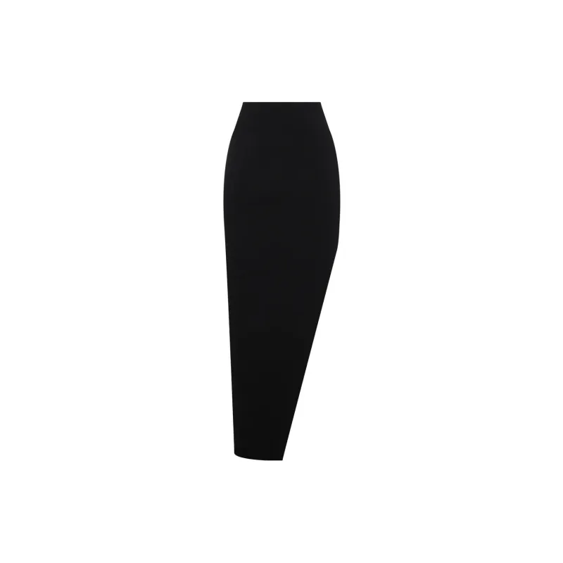 RICK OWENS Knit Edfu Skirt 'Pearl/Acid Degrade'-1